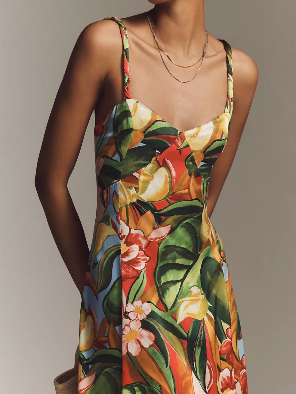 Farm Rio x Anthropologie Sweetheart Maxi Dress, Size XS, Retail Price $238.00 US - Picture 4 of 13